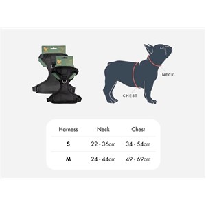 Fotelik koszyk rowerowy dla psa KVISP green M