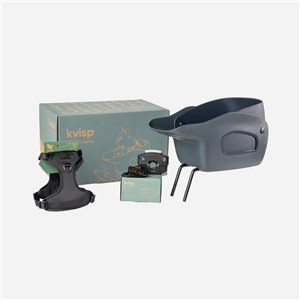 Fotelik koszyk rowerowy dla psa KVISP grey S