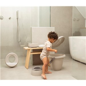 Nakładka na toaletę antypoślizgowa LUMA Almond