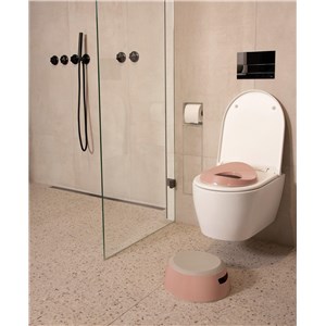 Nakładka na toaletę antypoślizgowa LUMA Blush Pink