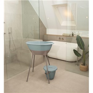 Zestaw kąpielowy 8 elem. LUMA Ice Blue