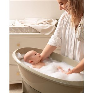 Zestaw kąpielowy 8 elem. LUMA Olive Green