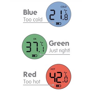 Cyfrowy termometr do kąpieli LUMA Desert Taupe