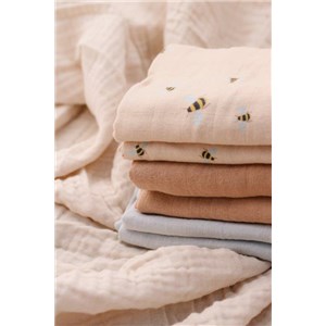 Muślinowe pieluszki 6 pack 70x70 cm Honeybee