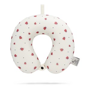 Poduszka podróżna rogal Travel Ladybug dla dzieci