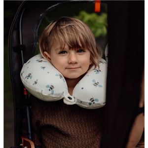 Poduszka podróżna rogal Travel Honeybee dla dzieci