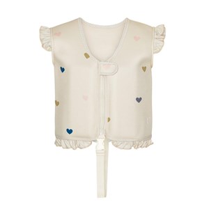 Kamizelka do pływania Neo Frill Milk Hearts 1-3L