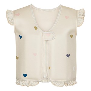 Kamizelka do pływania Neo Frill Milk Hearts 1-3L