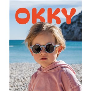 Okulary przeciwsłoneczne OKKY print blue 1,5-3 lat