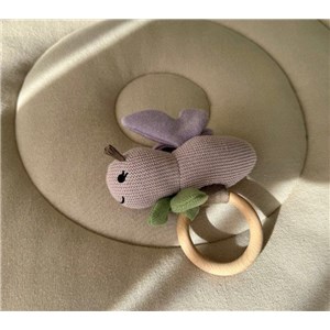 Grzechotka gryzak Butterfly 0+ Vanilla Copenhagen