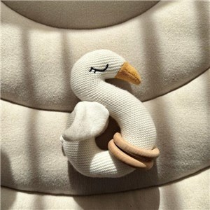 Grzechotka gryzak Swan 0+ Vanilla Copenhagen