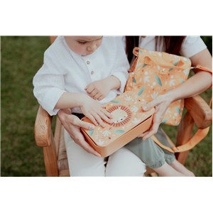 Plastikowy lunchbox pojemnik z rPET Lew SASSI