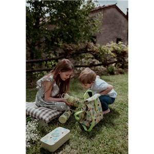 Plastikowy lunchbox pojemnik z rPET Dinozaur SASSI