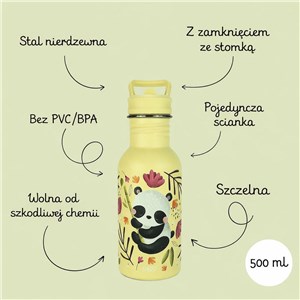 Butelka na wodę bidon 500 ml Panda SASSI