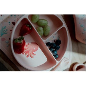 Talerz silikonowy z przyssawką Ośmiornica SASSI