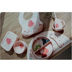 Talerz silikonowy z przyssawką Ośmiornica SASSI