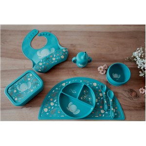 Kubek silikonowy z rurką dla dzieci Słonik SASSI