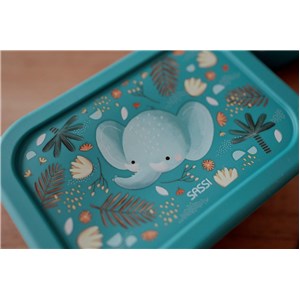 Lunchbox pojemnik silikonowy Słonik SASSI