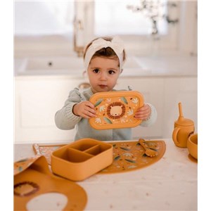 Lunchbox pojemnik silikonowy Lew SASSI