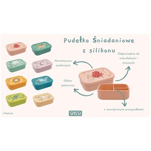 Lunchbox pojemnik silikonowy Dinozaur SASSI