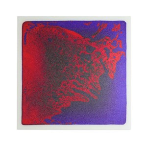 Płytka sensoryczna z płynem Blue/Red, 30×30 cm