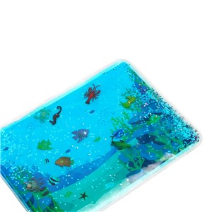 Mata sensoryczna z płynem Ocean Animals 31x22cm - zdjęcie 2