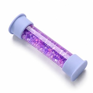 Tuba sensoryczna z płynem i brokatem Purple Pearls