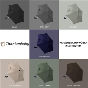 PARASOL uniwersalny TB UV 50+ Black 1-pack