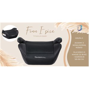 Fotelik samochodowy FINN I-size Titanium Baby 2025