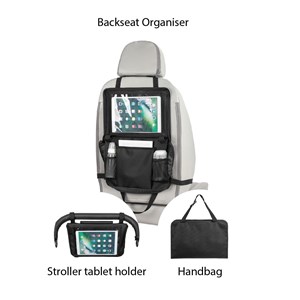 Organizer 2w1 do wózka dziecięcego i samochodu