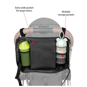 Organizer 2w1 do wózka dziecięcego i samochodu