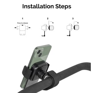 Uchwyt na telefon premium do wózka dziec. i roweru