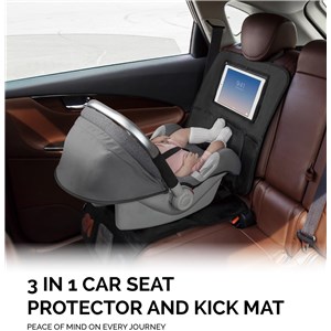 Wielofunkcyjna mata ochronna 3w1 na fotel samochod