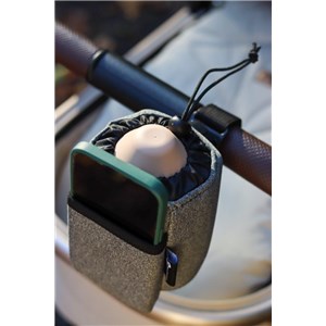 Thermo uchwyt 2w1 na kubek i telefon do wózka