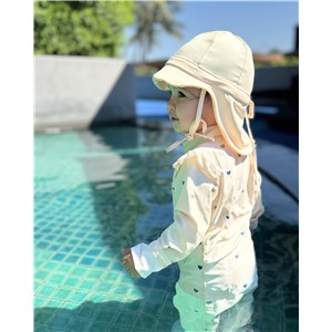 Kapelusz kąpielowy czapka UV milk 0-12 m-cy XXS