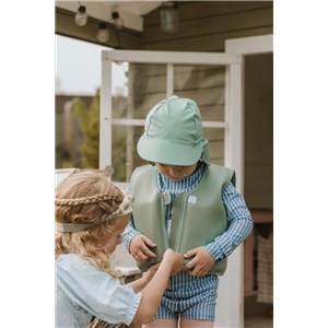 Kapelusz kąpielowy czapka UV fern green 12-24 m S
