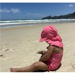 Kapelusz kąpielowy czapka UV Rosy 0-12m XS