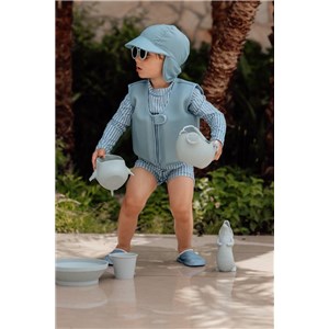 Kapelusz kąpielowy czapka UV Blue Shadow 12-24m S